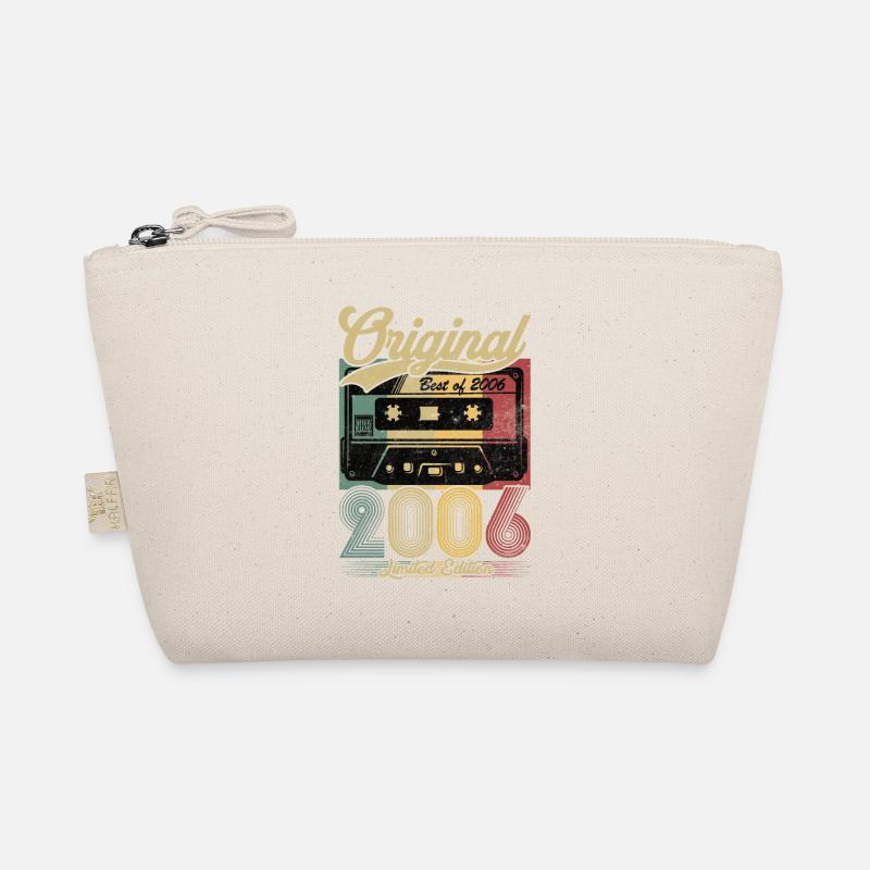 Vintage Anniversary 2006 Retro Cassette Organic Pouch