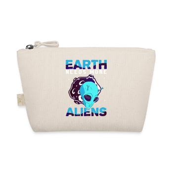 Alien, UFO, UAP, Space, Weltraum Flugobjekt - Bio-Täschchen - Natur - Vorne