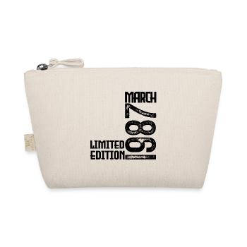 March 1987 Anniversary Gift. March 1987. March - Organic Pouch - nature - Front