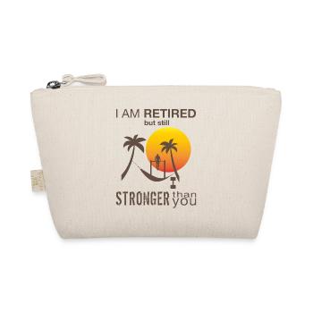 Rentner Fitness fit im Alter retired - Bio-Täschchen - Natur - Vorne