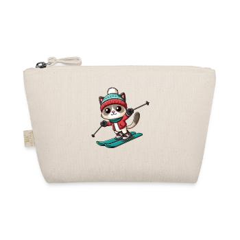 Chat Siamois Chat Ski Skieur Vacances De Ski - Trousse biologique - nature - Devant