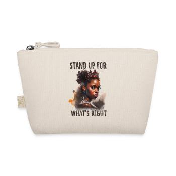 Stand Up for Black - Black History Month African - Bio-Täschchen - Natur - Vorne