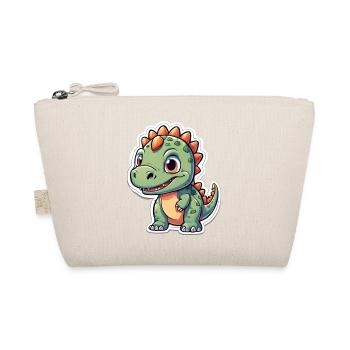 Friendly dinosaur puppy - Organic Pouch - nature - Front