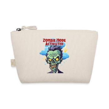 Zombie mode activated, Fun, Fun, Humor, Funny, - Organic Pouch - nature - Front