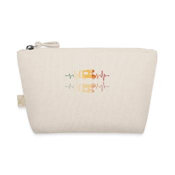 Camping Heartbeat - Organic Pouch - nature - Front