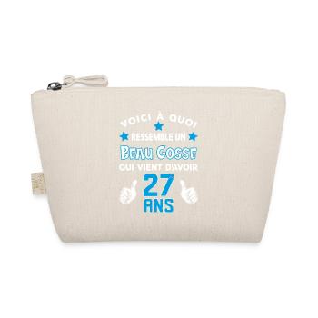 27 ans anniversaire homme cadeau drôle humour - Trousse biologique - nature - Devant