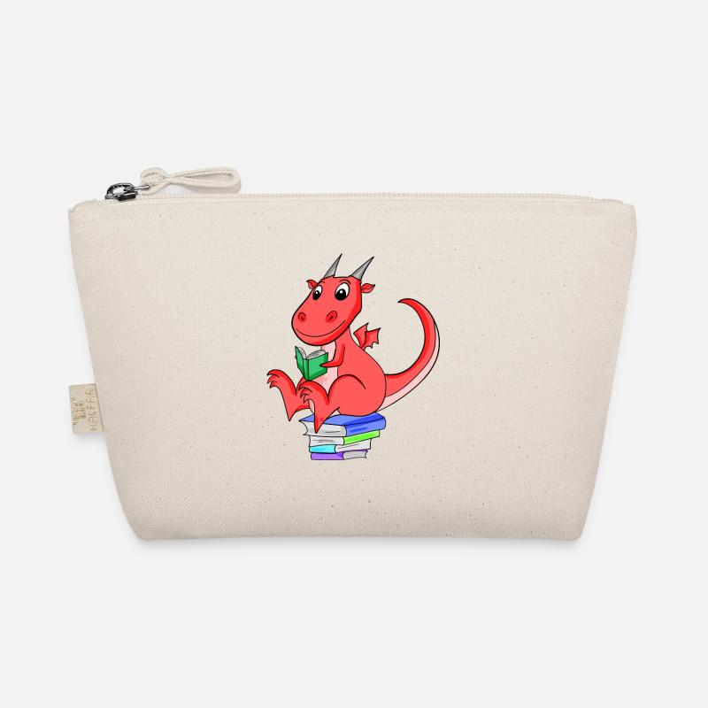 Bücher Drache Drachen Bio-Täschchen
