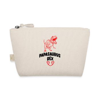 Papasaurus Rex Idée Drôle Cadeau Fête des Pères - Trousse biologique - nature - Devant