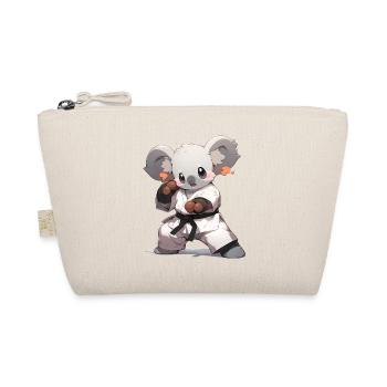 Funny Koala Martial Arts MMA Kawaii Martial Arts - Organic Pouch - nature - Front