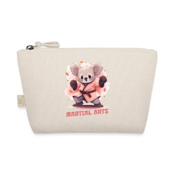 Funny Koala Martial Arts MMA Kawaii Martial Arts - Organic Pouch - nature - Front