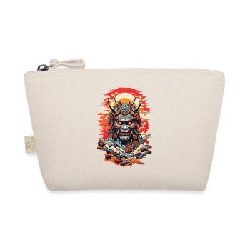 Japanischer Oni Dämon Vaporwave Vintage Design - Bio-Täschchen - Natur - Vorne
