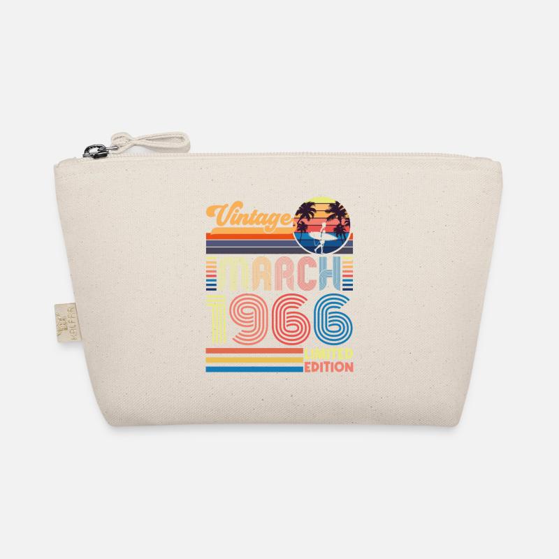 Geburtstag März 1966.Geschenk März 1966.März 1966 Bio-Täschchen