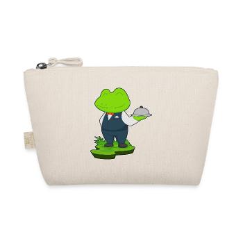 Frosch Koch Servierglocke Kochen - Bio-Täschchen - Natur - Vorne