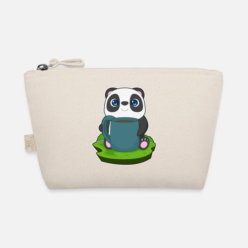 Panda Coffee Mug Organic Pouch