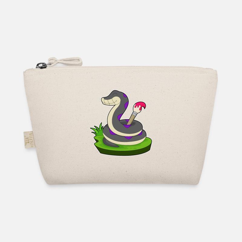 Snake Painter Brush Paint Organic Pouch