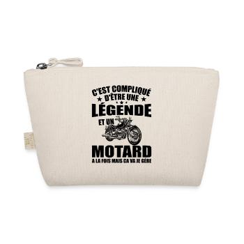 C'est Compliqué D'être Une Légende et Un Motard - Trousse biologique - nature - Devant