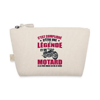 C'est Compliqué D'être Une Légende et Un Motard - Trousse biologique - nature - Devant