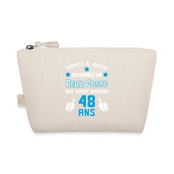 48 ans anniversaire homme cadeau drôle humour - Trousse biologique - nature - Devant