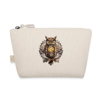 Eule Wildnis Geist Tier Natur Steampunk - Bio-Täschchen - Natur - Vorne