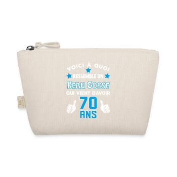 70 ans anniversaire homme cadeau drôle humour - Trousse biologique - nature - Devant