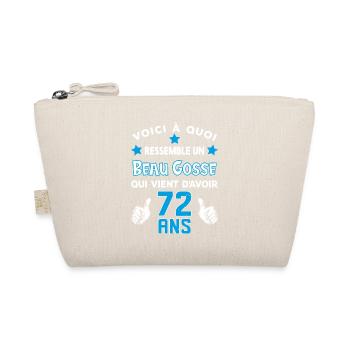72 ans anniversaire homme cadeau drôle humour - Trousse biologique - nature - Devant