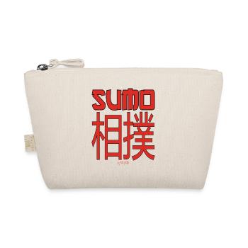 Text in Kanji Japanese: Sumo - Organic Pouch - nature - Front