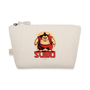 Vollschlanker japanischer Sumo-Ringer - Bio-Täschchen - Natur - Vorne
