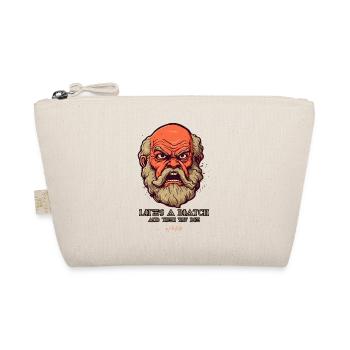 Angry Philosopher: Socrates' Life Is a - Organic Pouch - nature - Front