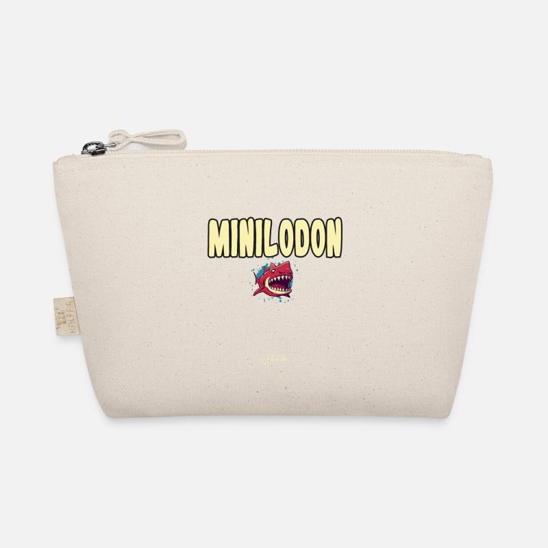 Minilodon: The tiny monster Megalodon Shark Organic Pouch