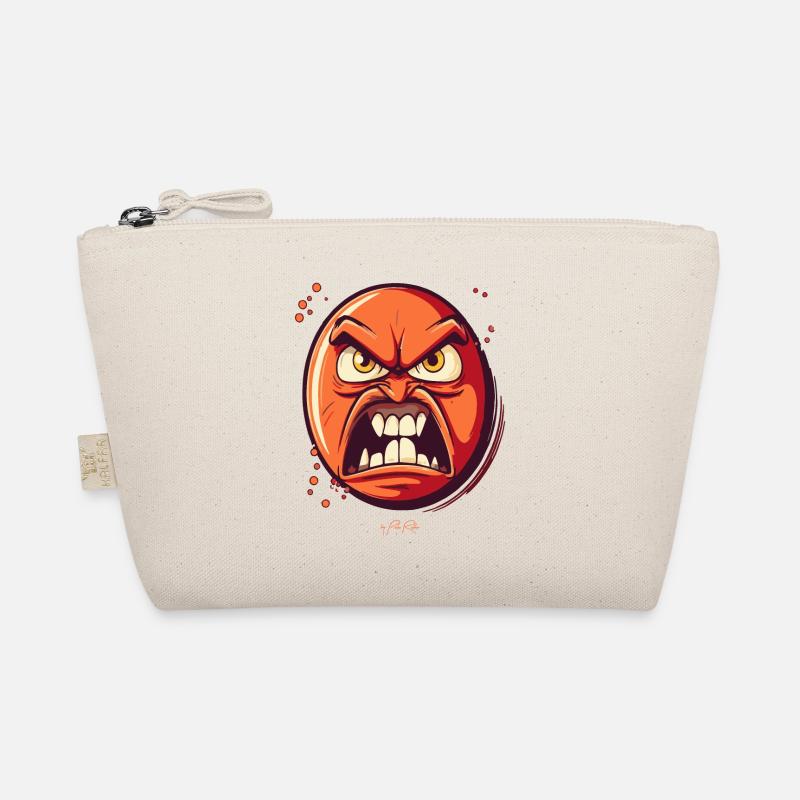 Because I'm evil: silly, angry egg Organic Pouch