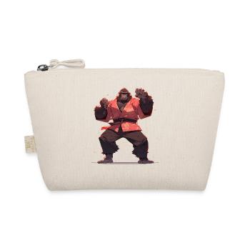 Bigfoot Karate Martial Arts MMA Kawaii Kampfsport - Bio-Täschchen - Natur - Vorne