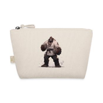 Bigfoot Karate Martial Arts MMA Kawaii Kampfsport - Bio-Täschchen - Natur - Vorne