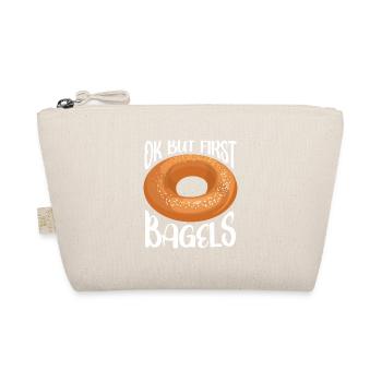 Bagel Geschenk Essen Bagel - Bio-Täschchen - Natur - Vorne