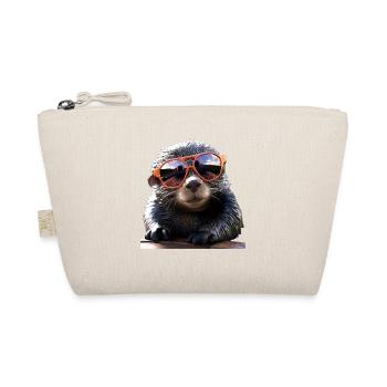 Taupe avec des lunettes de soleil Love Cute Moles - Trousse biologique - nature - Devant