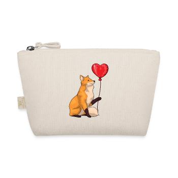 Fox Balloon - Organic Pouch - nature - Front