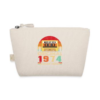 Original 1974 50th Anniversary Vintage Geschenk - Bio-Täschchen - Natur - Vorne