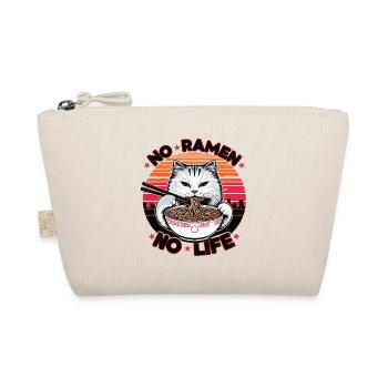 No Ramen No life cat, colorful - Organic Pouch - nature - Front
