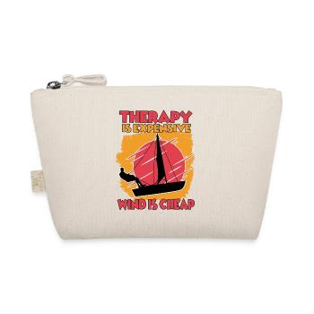 funny sailor hobby sailing boater motor boat - Organic Pouch - nature - Front