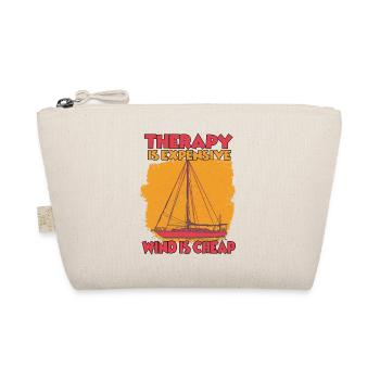 motorboat sailor hobby sail sailor accessories - Organic Pouch - nature - Front