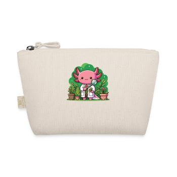Axolotl as a hobby, gardener, biologist, researcher - Organic Pouch - nature - Front