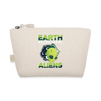 Alien, UFO, UAP, Space, Space Flying Object - Organic Pouch - nature - Front