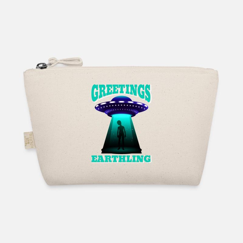 Alien, UFO, UAP, Space, Space Flying Object Organic Pouch