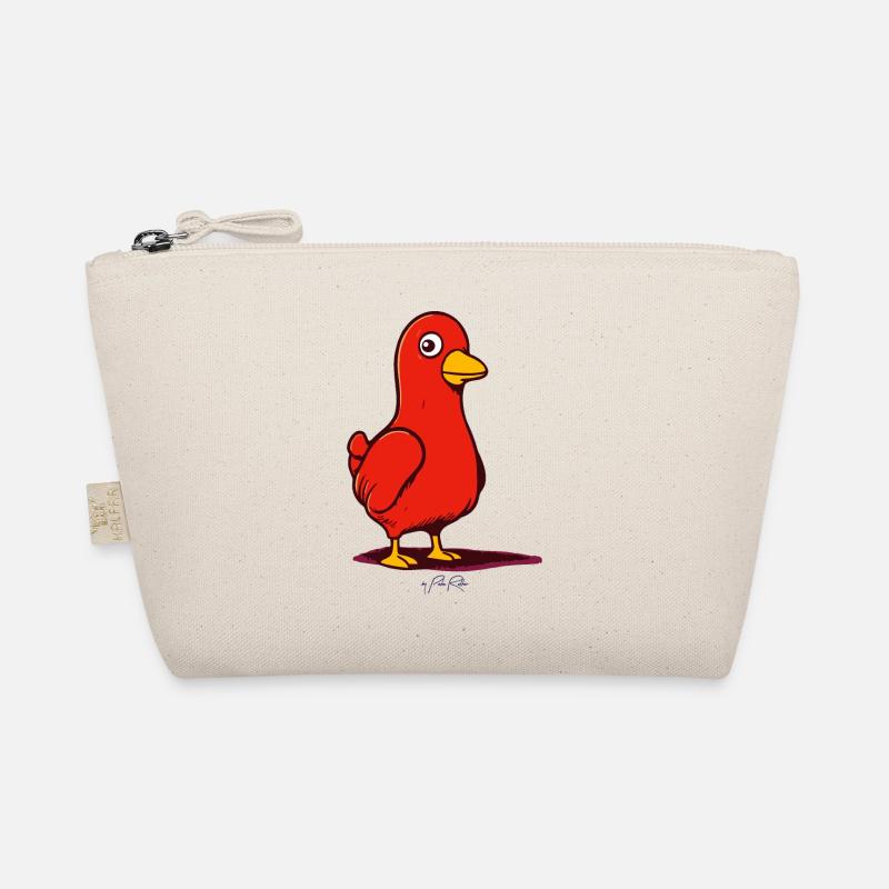 Der verdächtige Cartoon Vogel Bio-Täschchen