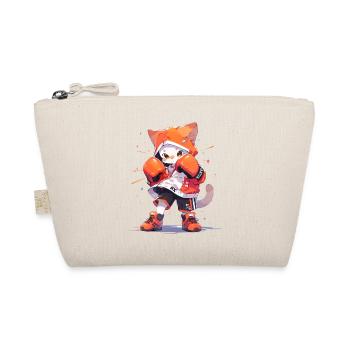 Funny Cat Boxing MMA Kawaii Martial Arts Animals - Organic Pouch - nature - Front