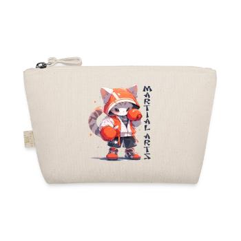 Funny Cat Boxing MMA Kawaii Martial Arts Animals - Organic Pouch - nature - Front