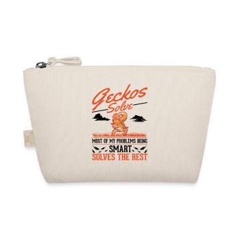Gecko Gift Leopard Gecko - Organic Pouch - nature - Front