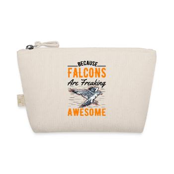 Falcon Gift, Falcon Breeding, Falcon Breeder, Falconer - Organic Pouch - nature - Front