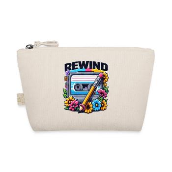 Cassette de rembobinage Vintage Retro - Trousse biologique - nature - Devant