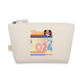 Anniversaire mars 2024.Cadeau Mars 2024.March 2024 - Trousse biologique - nature - Devant