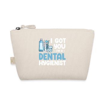 Je t’ai, je suis hygiéniste dentaire, - Trousse biologique - nature - Devant